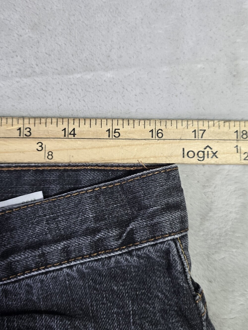 Levi's 559 Relaxed Straight Fit Jeans Men's 32x32 Black Wash Distressed Fade - Picture 8 of 11